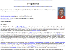 Tablet Screenshot of doug.hoover.net